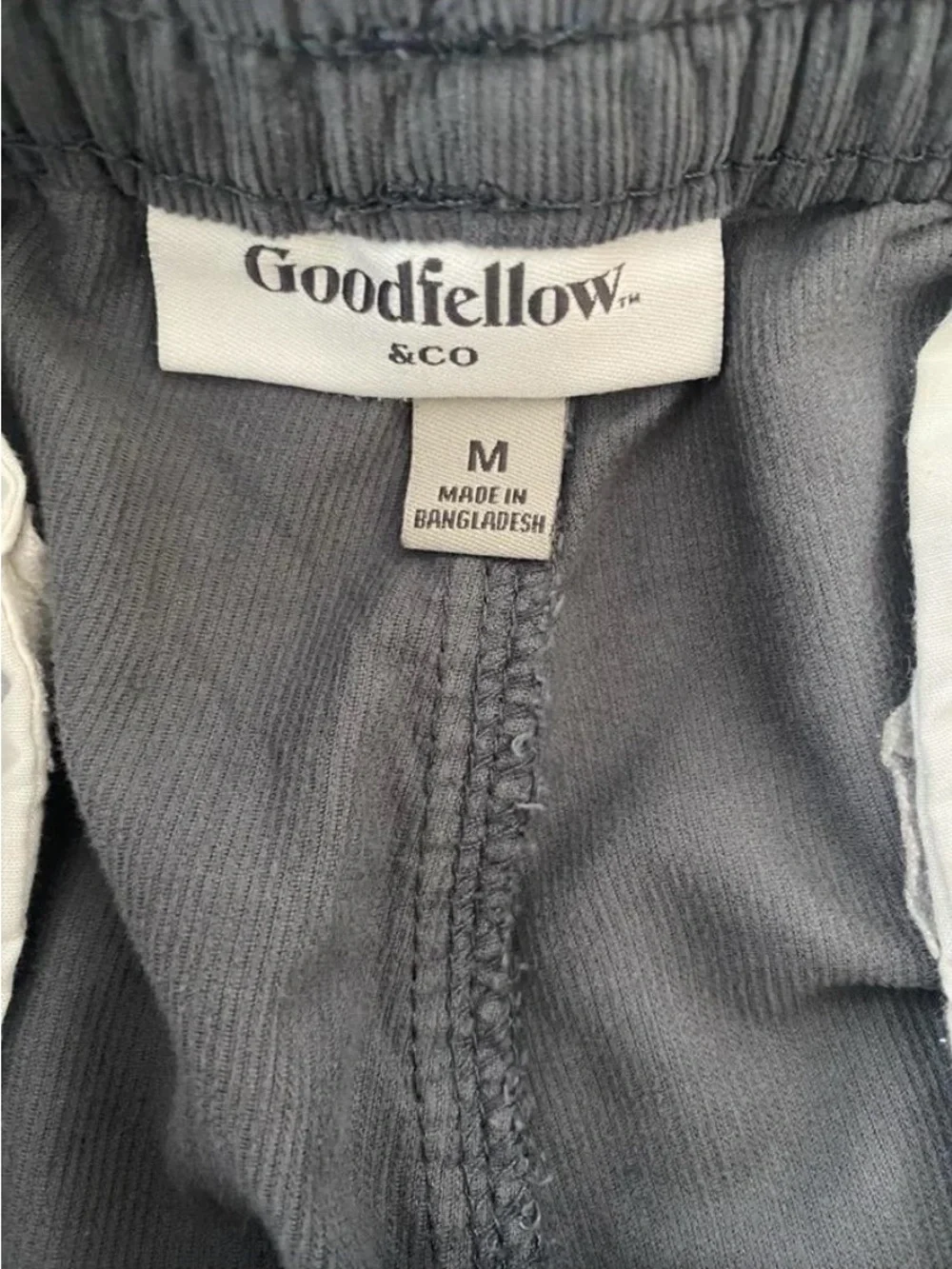 Goodfellow & Co Charcoal Gray Drawstring Hybrid Shorts